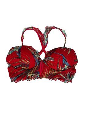 Pink Victorias Secret Date Push Up Bra Bralette Small Red Sexy Lace Padded